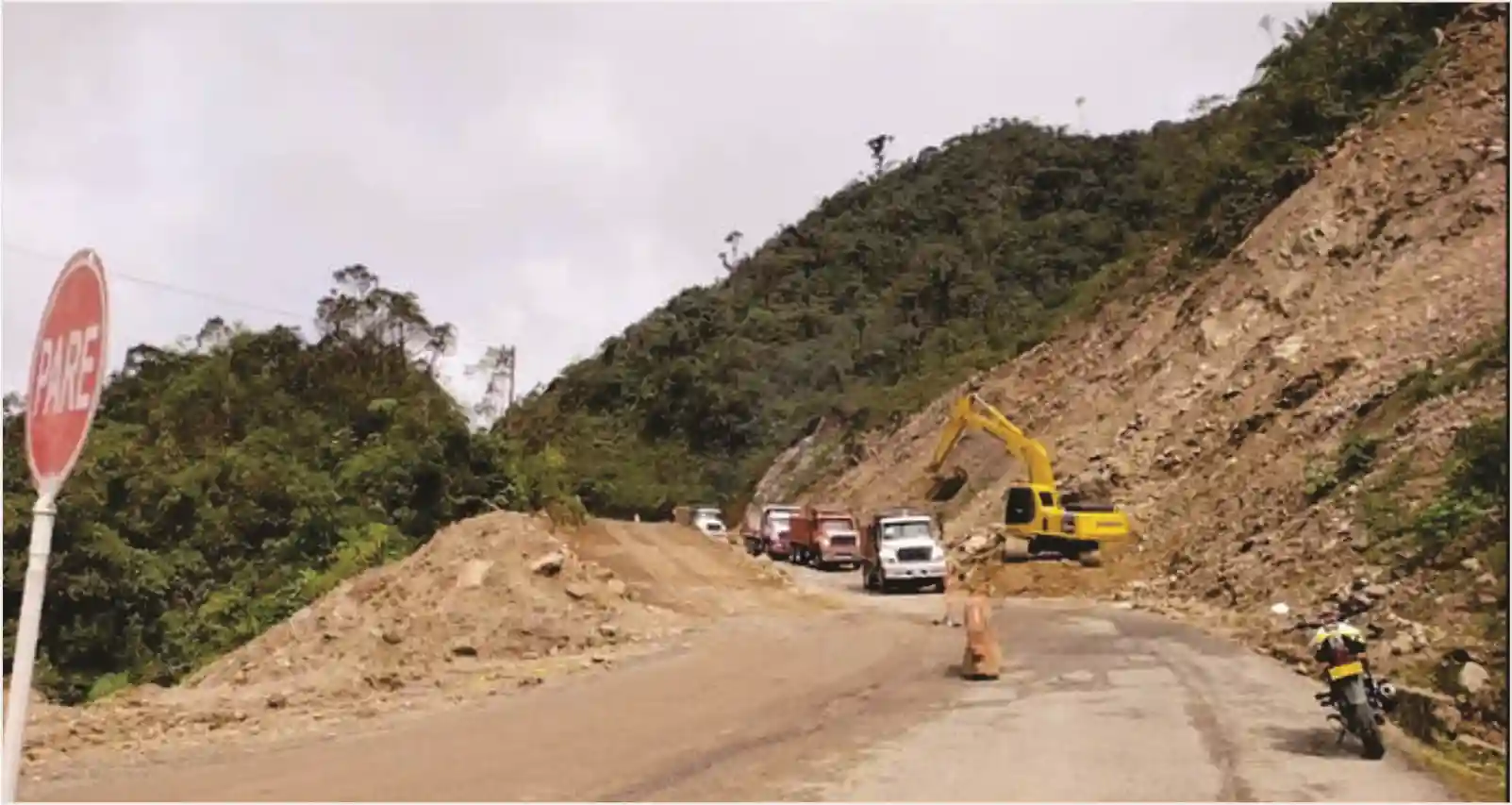 Para reactivar el comercio en la región, INVÍAS habilitó el paso por corredor vial Florencia - Suaza